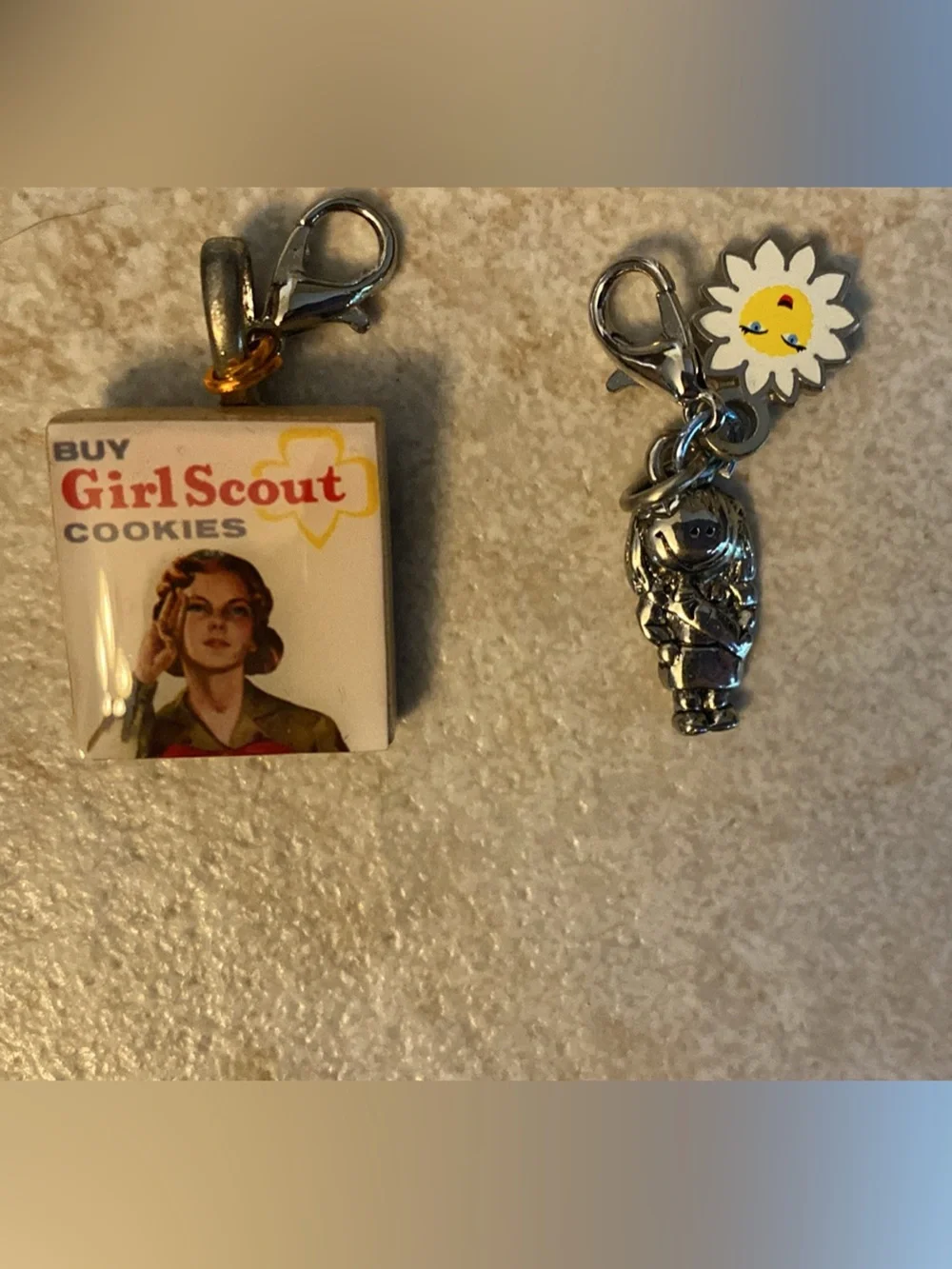 Girl Scout Charm Set of 9